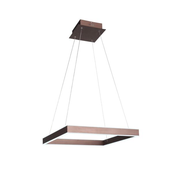 Люстра подвесная ST-Luce Piazza [Анодированный кофейный/Белый LED 2*24W]