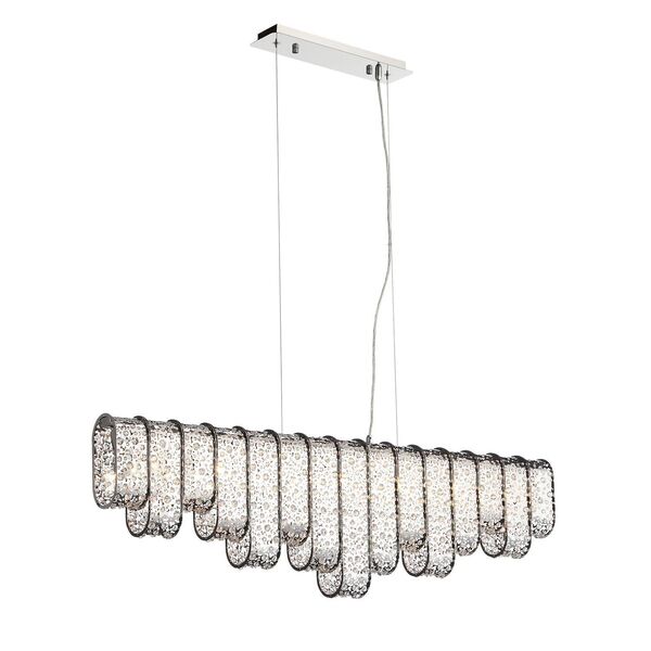 Светильник подвесной ST-Luce Joyl [Хром/Хром, Прозрачный G9 7*40W]