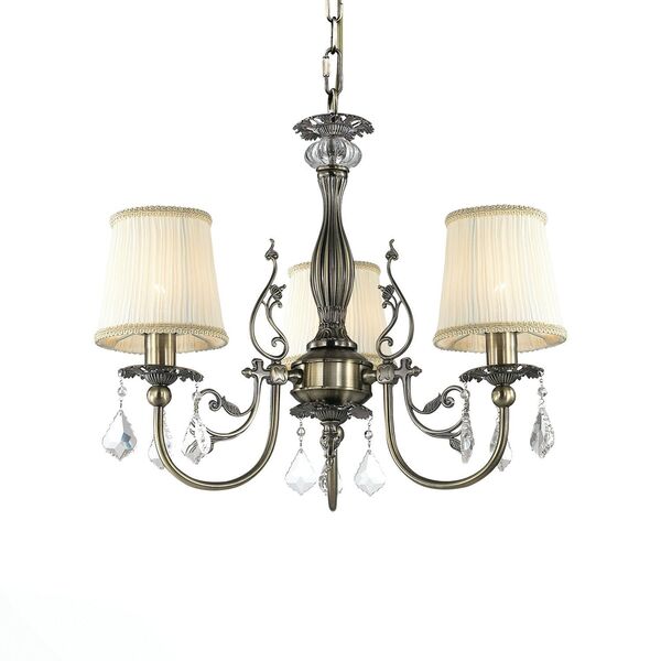 Люстра подвесная ST-Luce Lacrima [Бежевый/Бежевый E14 3*40W]