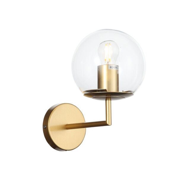 Бра ST Luce Liora [Матовое золото/Прозрачный E27 1*40W]