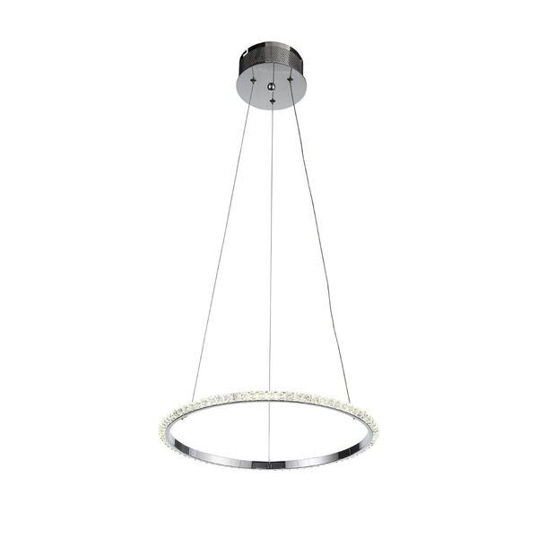 Люстра подвесная ST-Luce Cremo [Хром/Прозрачный LED 1*12W]