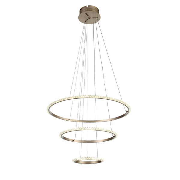 Люстра подвесная ST-Luce Cremo[Золото/Прозрачный LED 3*35,5W]