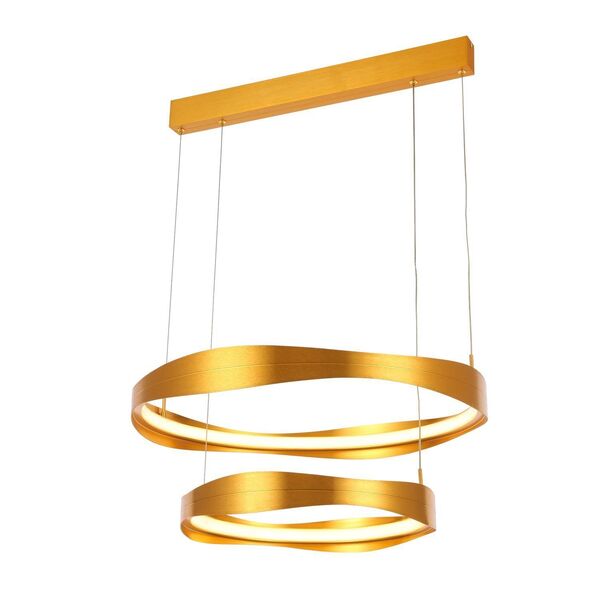 Светильник подвесной ST-Luce Elazzo [Золото/Белый LED 2*42W]