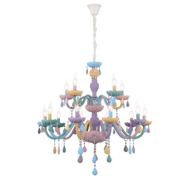 Люстра подвесная ST-Luce Fiata [Разноцветный E14 15*40W]