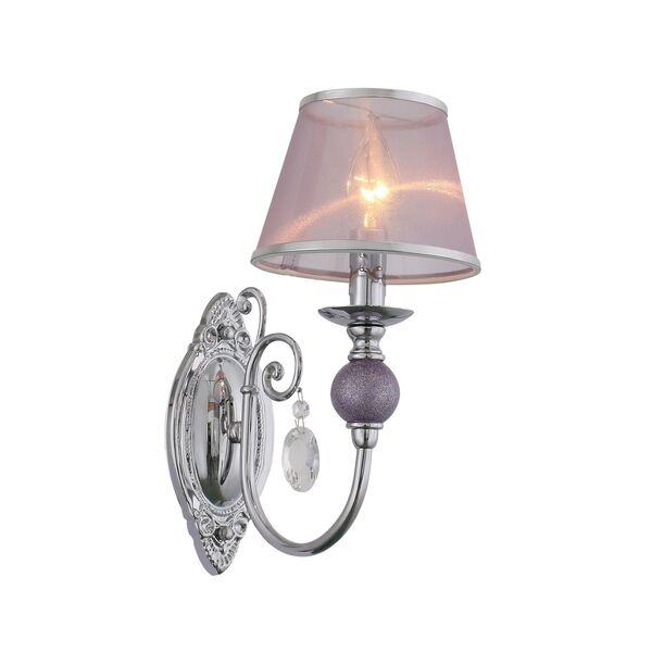 Бра ST Luce Lilium [Хром, Сиреневый/Сиреневый, Хром E14 1*40W]