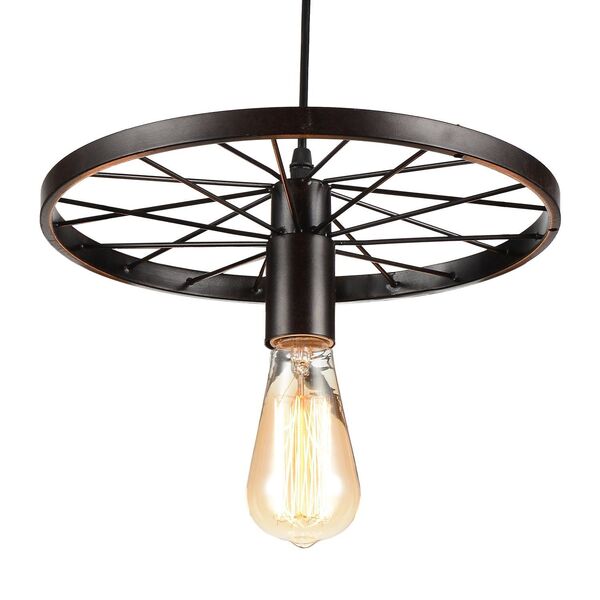 Светильник подвесной ST-Luce RUOTA [Черный/Черный E27 1*60W]