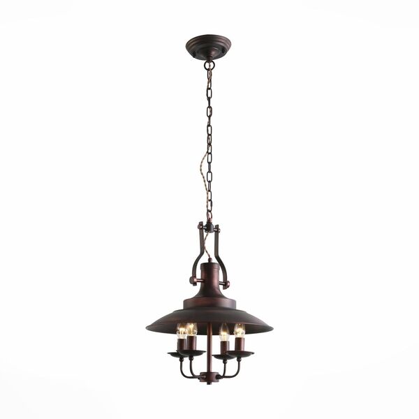 Люстра подвесная ST-Luce Rarita [Темно-коричневый/Темно-коричневый E14 4*40W]