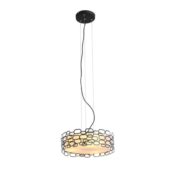 Светильник подвесной ST-Luce Ciatura [Черный/Черный, Белый E27 3*15W]
