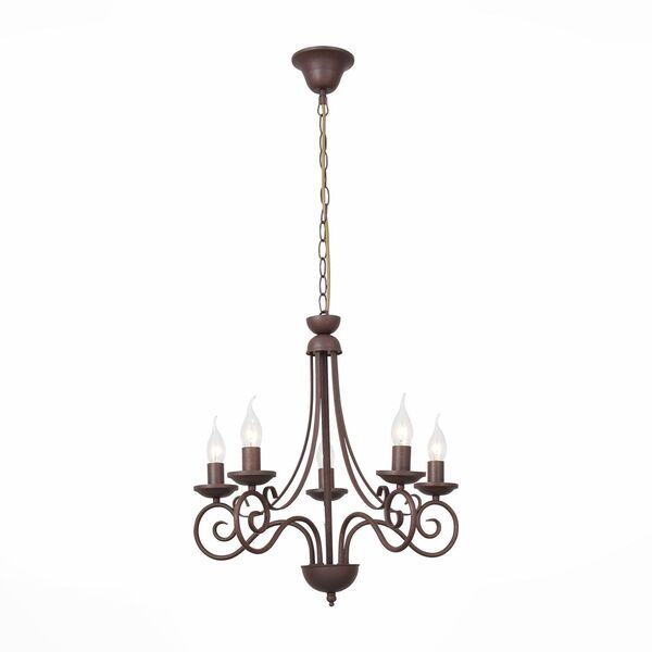 Люстра подвесная ST-Luce Manjero [Коричневый E14 5*40W]