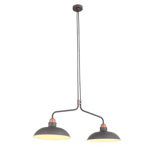 Люстра подвесная ST-Luce Pietanza [Серый/Серый E27 2*60W]