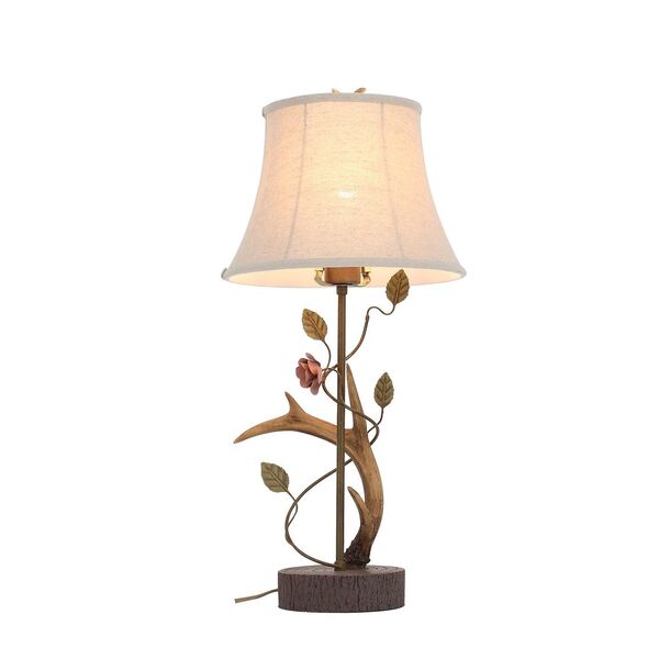 Настольная лампа ST-Luce Campen [Коричневый/Бежевый E27 1*60W]