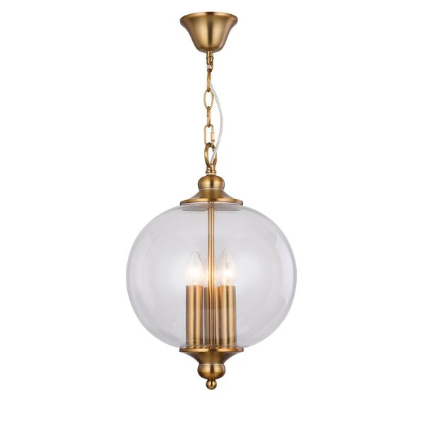 Подвесной светильник ST Luce Lateria [Золото/Прозрачный E14 3*60W]