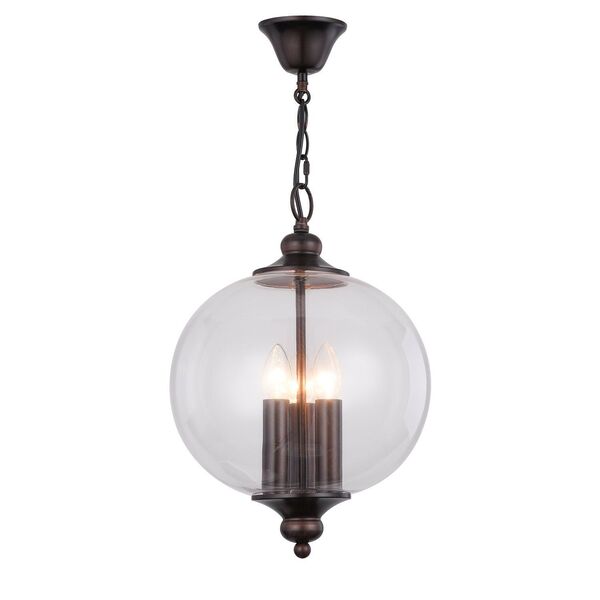Подвесной светильник ST Luce Lateria [Коричневый/Прозрачный E14 3*60W]