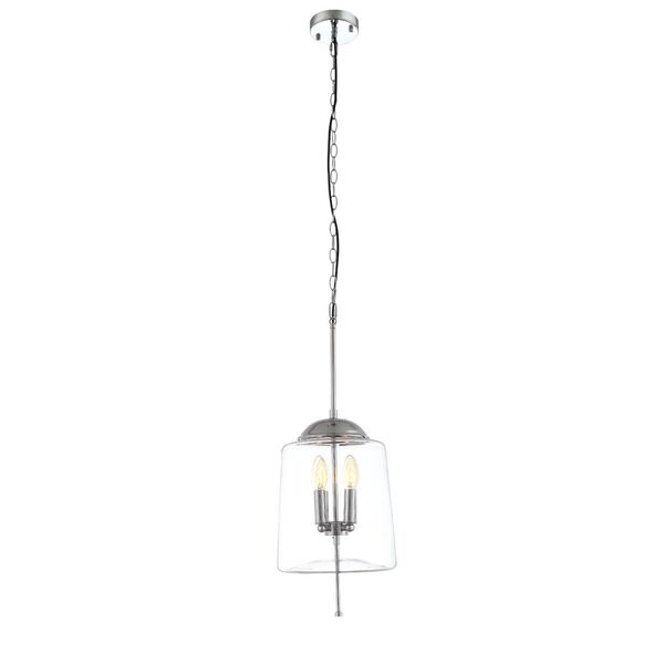 Подвесной светильник ST Luce Delevaso [Хром/Прозрачный E14 4*40W]