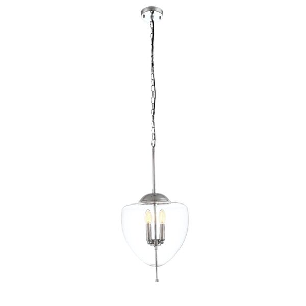 Подвесной светильник ST Luce Delevaso [Хром/Прозрачный E14 4*40W]