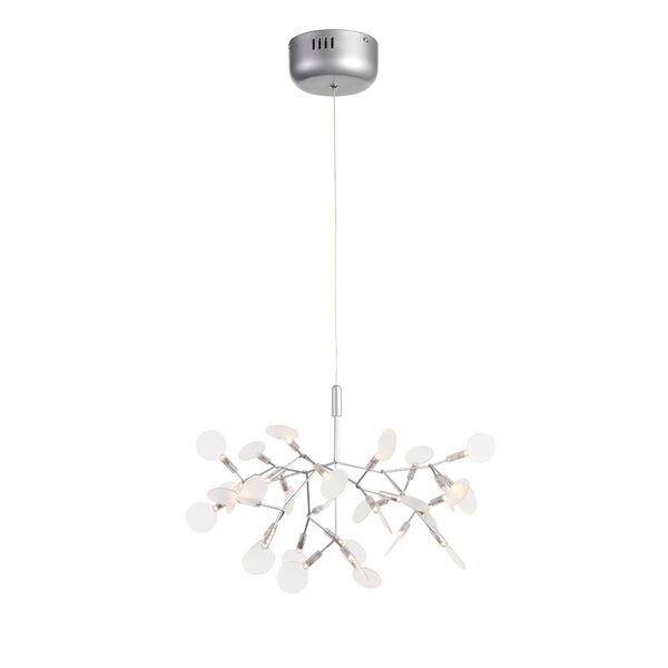 Люстра подвесная ST-Luce Rafina [Серебристый/Белый LED 30*0,5W]