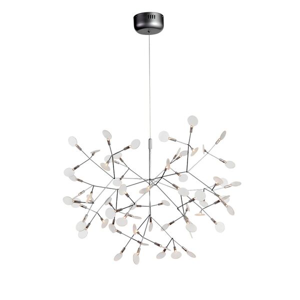 Люстра подвесная ST-Luce Rafina [Серебристый/Белый LED 63*0,5W]