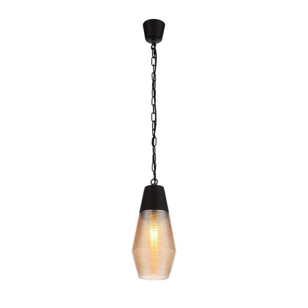 Подвесной светильник ST Luce Barno [Черный/Черный, Янтарный E27 1*60W]