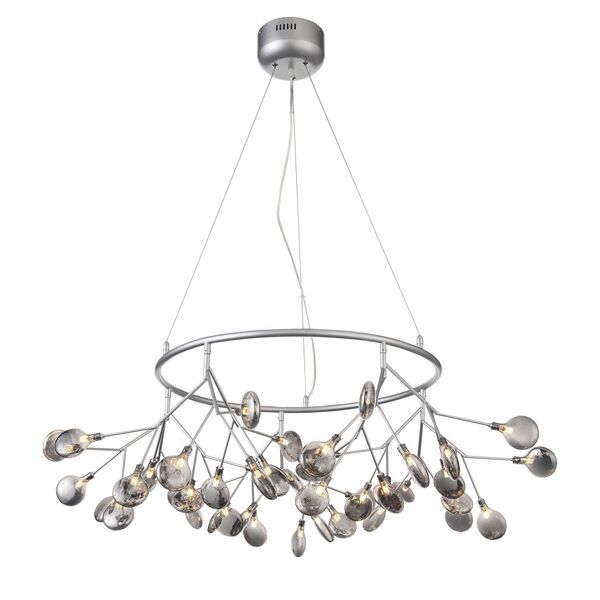 Люстра подвесная ST-Luce Riccardo [Серебристый/Дымчатый G4 45*1,5W]