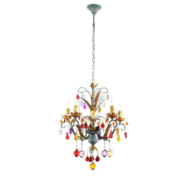 Люстра подвесная ST-Luce Joanna[Разноцветный E14 5*40W]