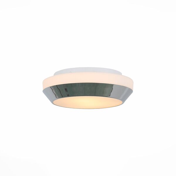 Светильник настенно-потолочный ST-Luce [Белый/Белый, Хром E27 2*40W]