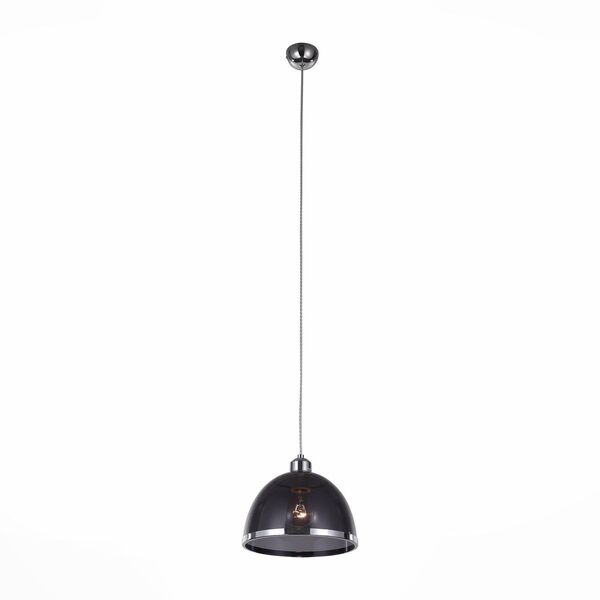 Светильник подвесной ST-Luce LETIZIA [Хром/Черный E27 1*60W]