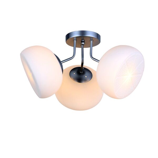 Люстра потолочная ST-Luce Arancio [Серебристый/Белый E27 3*40W]