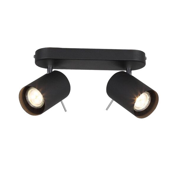 Спот ST-Luce [Черный, Хром/Черный GU10 LED 2*3W]
