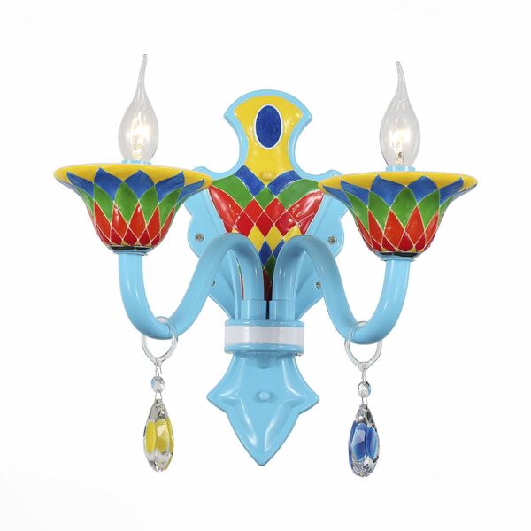 Бра ST Luce Ornato [Разноцветный/Разноцветный E14 2*40W]