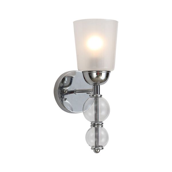 Бра ST-Luce Signora [Хром, Прозрачный/Белый E14 1*40W]