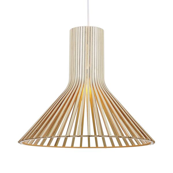 Светильник подвесной ST-Luce RETE [Белый/Светлое дерево E27 1*60W]