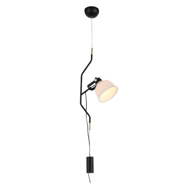 Подвесной светильник ST Luce Aletante [Черный/Белый E27 1*60W]