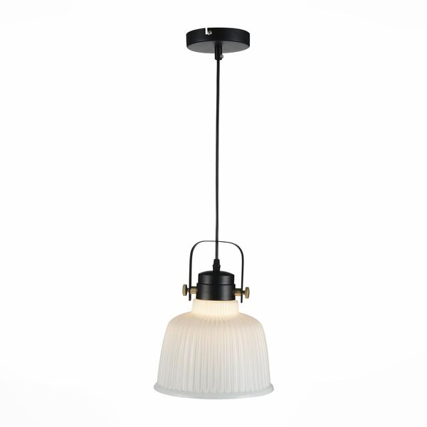 Люстра St Luce Aletante [Черный с золотом/Белый E27 1*60W]