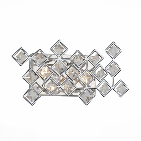 Бра ST Luce Intarsio [Хром/Хром, Прозрачный G9 2*40W]
