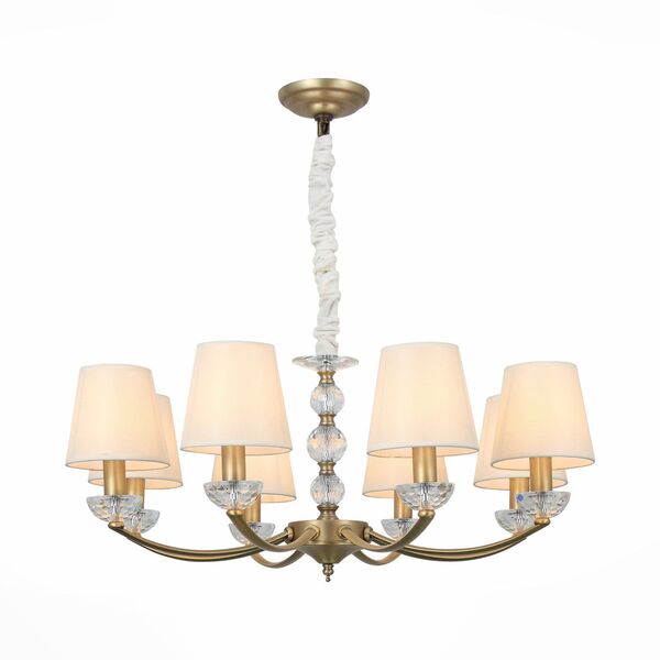 Люстра подвесная ST-Luce Miscela [Бронза, Прозрачный/Бежевый E14 8*40W]