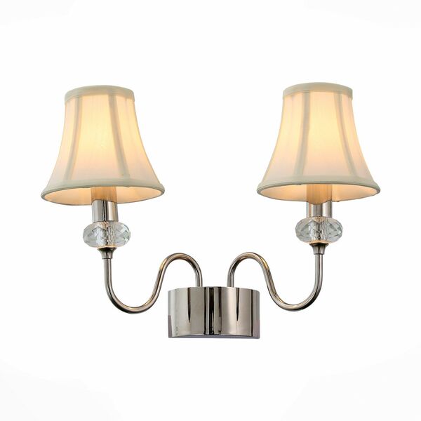 Бра ST Luce Medusso [Никель/Бежевый E14 2*40W]