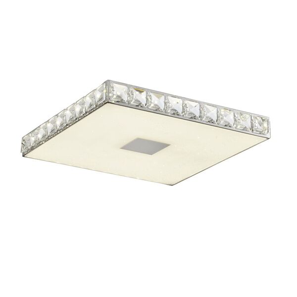 Светильник настенно-потолочный ST-Luce [Хром/Прозрачный, Белый LED 1*24W]