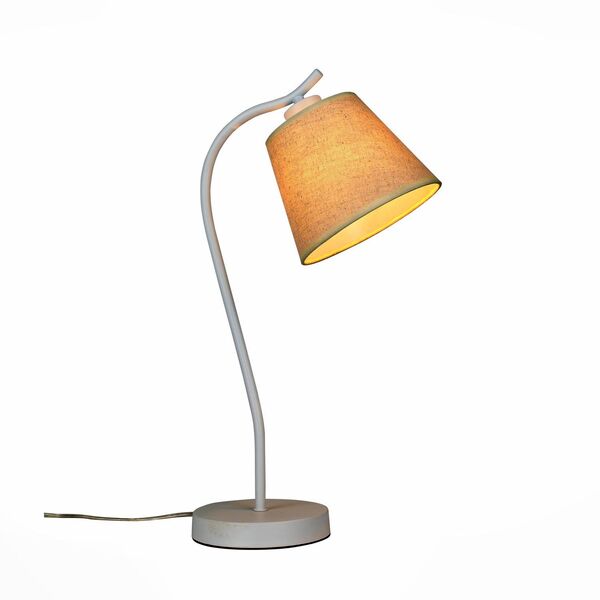 Настольная лампа ST-Luce Tabella [Белый/Бежевый E27 1*40W]