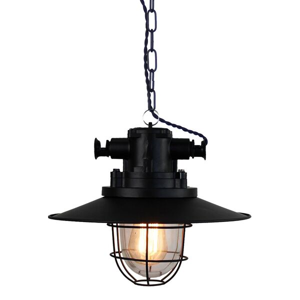 Подвесной светильник ST Luce Fabbrica [Черный/Черный, Прозрачный E27 1*60W]