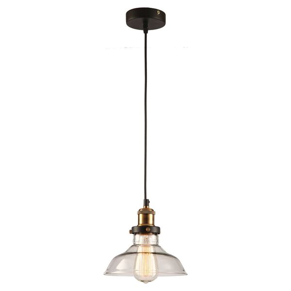 Подвесной светильник ST Luce Birra [Черный, Бронза/Прозрачный E27 1*60W]