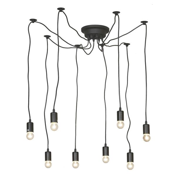Люстра подвесная ST-Luce Ragno [Черный, Бронза/Черный E27 9*60W]