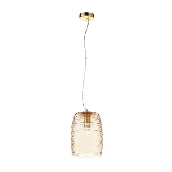 Светильник подвесной ST-Luce BARILLO [Золото/Янтарный E27 1*40W]