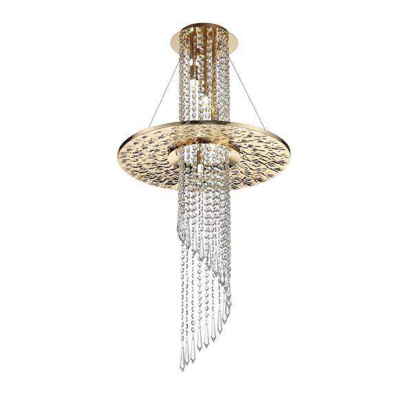 Светильник потолочный ST-Luce Petore [Золото/Золото, Прозрачный G9 6*3W]