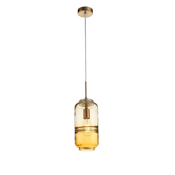 Светильник подвесной ST-Luce CLUSONE [Бронза/Янтарный E27 1*60W]