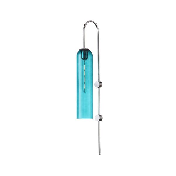 Бра ST Luce Callana [Хром/Голубой E27 1*60W]