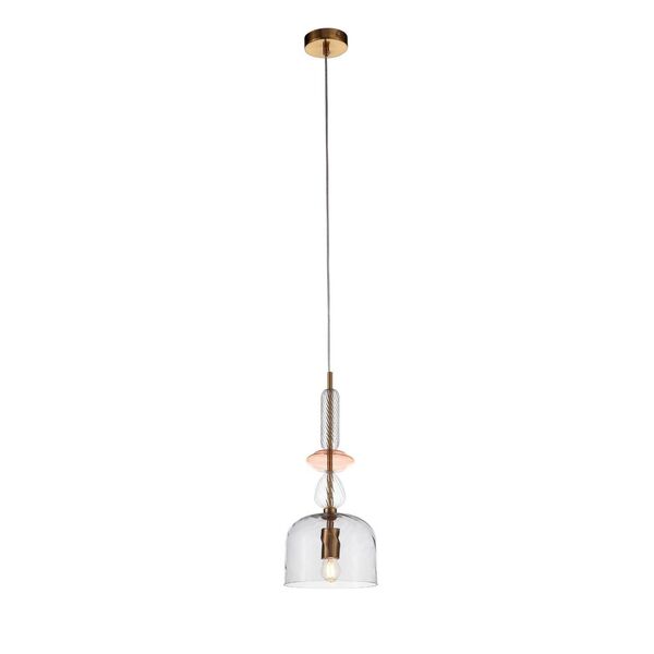 Светильник подвесной ST-Luce Illuvio [Золото/Дымчатый E27 1*60W]