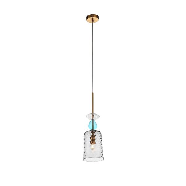 Светильник подвесной ST-Luce Illuvio [Золото/Серый E27 1*60W]