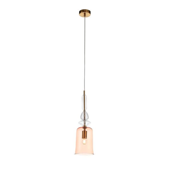 Светильник подвесной ST-Luce Illuvio [Золото/Янтарный E27 1*60W]