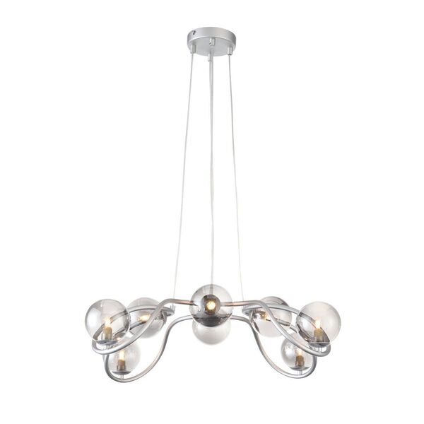 Светильник подвесной ST-Luce Legatezza[Хром/Дымчатый G9 8*3W]