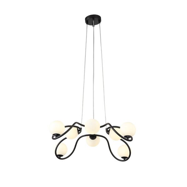 Светильник подвесной ST-Luce Legatezza[Черный/Белый G9 8*3W]